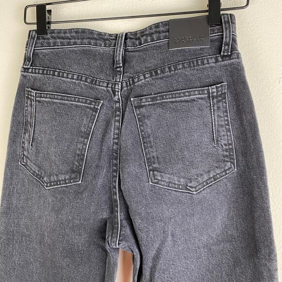 Derek Lam 10 Crosby Frankie Jeans Size 26 Gray Black Split Hem Straight Casual - Picture 6 of 12